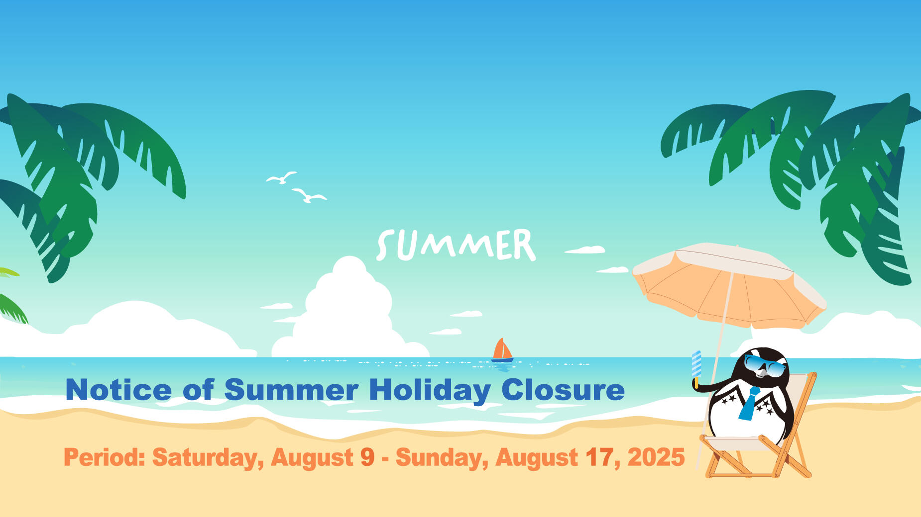 Summer Holiday Closure